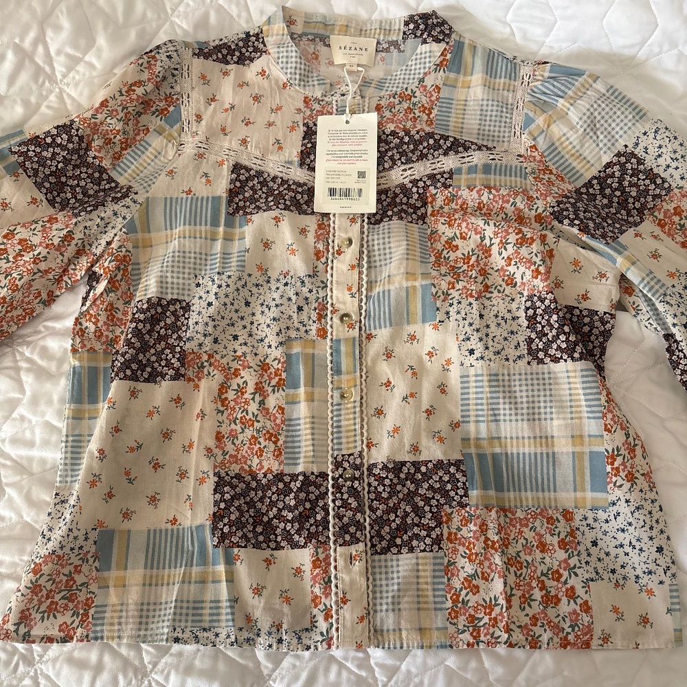 Sezane Easton Blouse